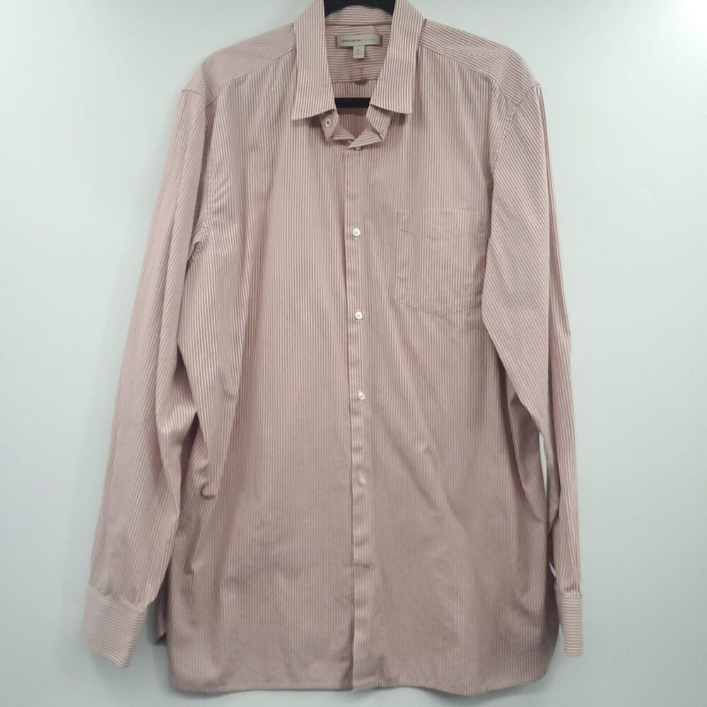 Banana Republic Heritage Shirt Men's XL Multicolor Striped Long Sleeve Button-Up